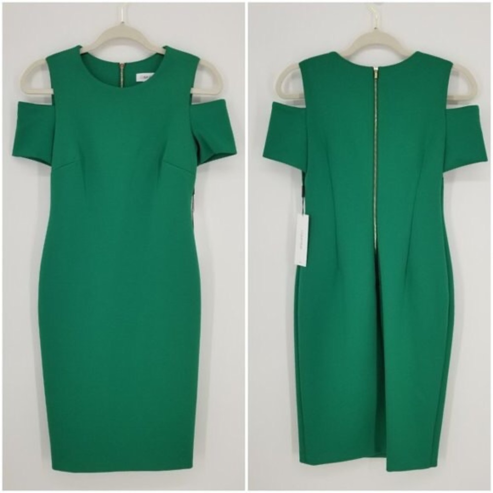Calvin Klein Green Dress Size Women’s 8